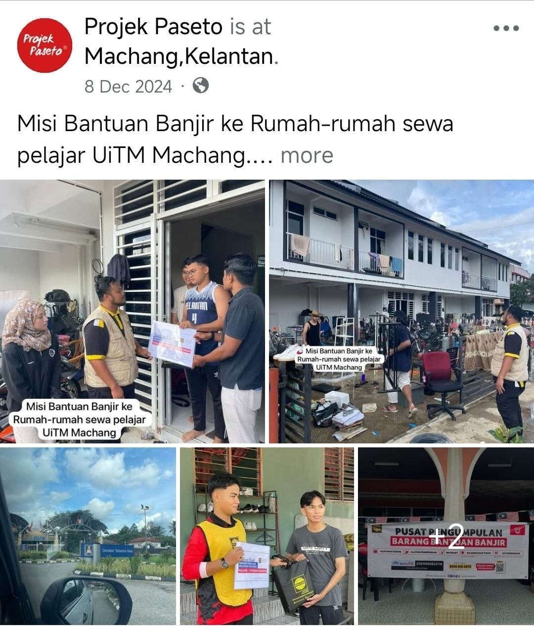Misi bantuan komuniti Projek Paseto